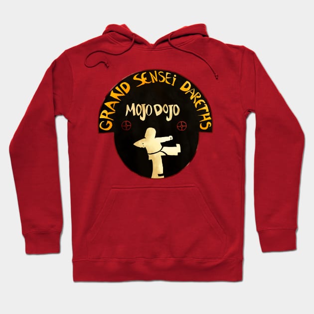 Grand Sensei Dareth's Mojo Dojo BRICK Version Hoodie by Owlhana